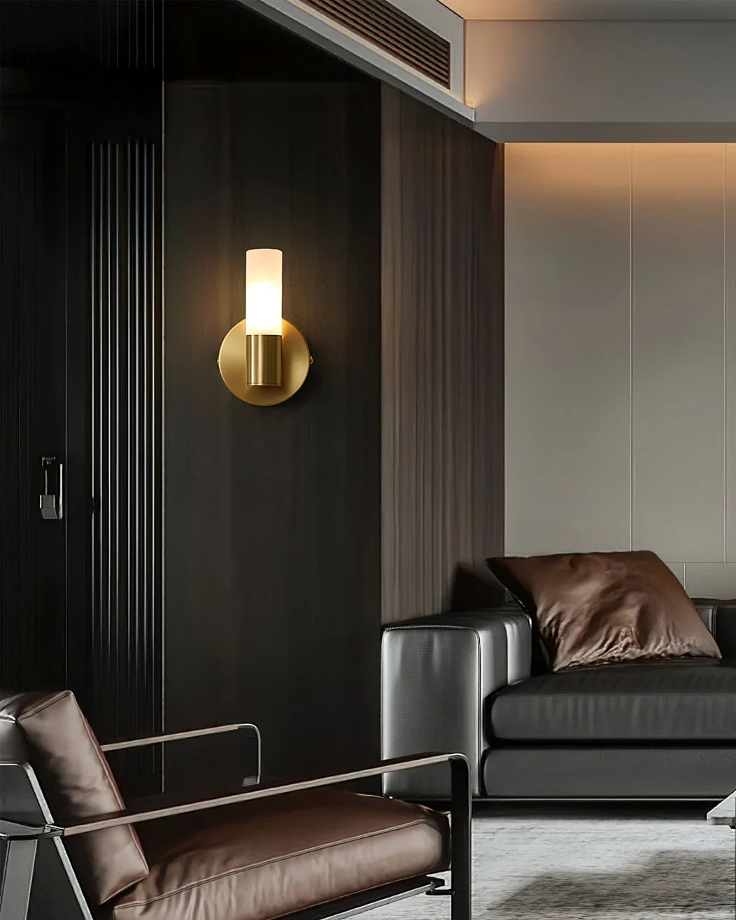 Wall Lamp | Energy-Efficient LED & Acrylic Shade & Copper Base