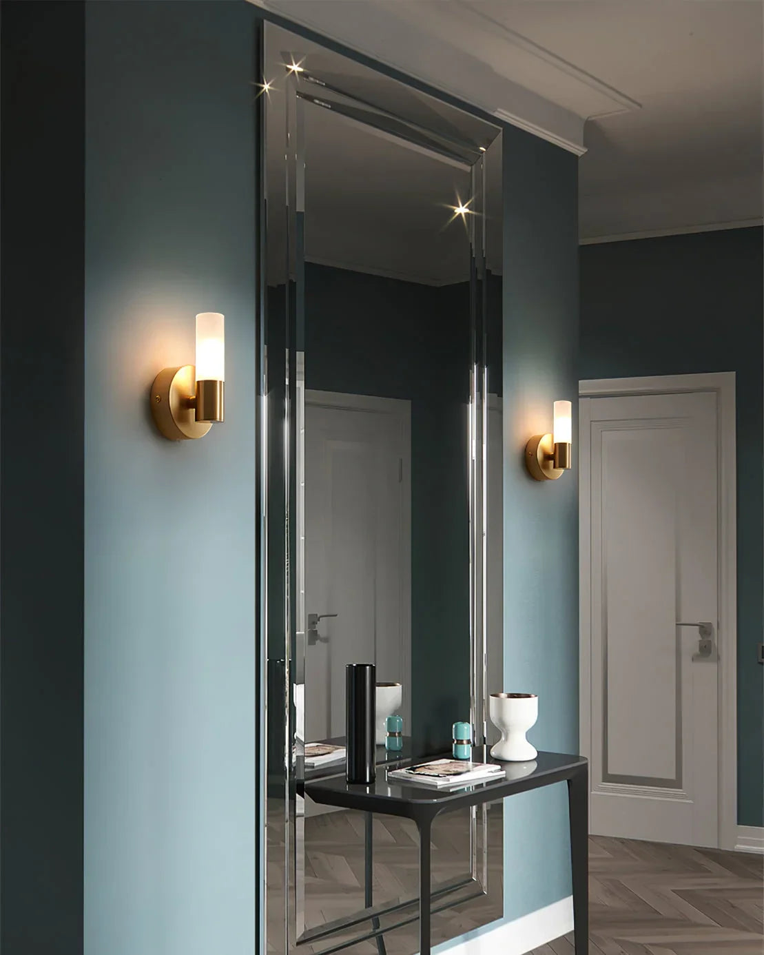 Wall Lamp | Energy-Efficient LED & Acrylic Shade & Copper Base
