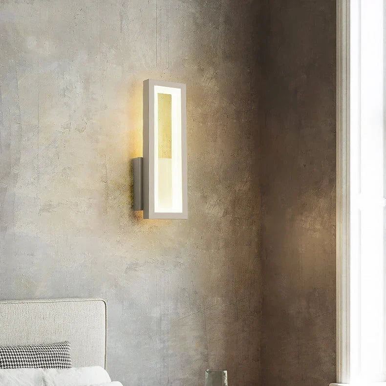 Wall Lamp | Integrated LED & Rust-Resistant Iron & Acrylic | Two Sizes
