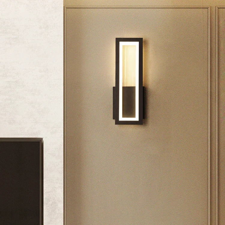 Wall Lamp | Integrated LED & Rust-Resistant Iron & Acrylic | Two Sizes