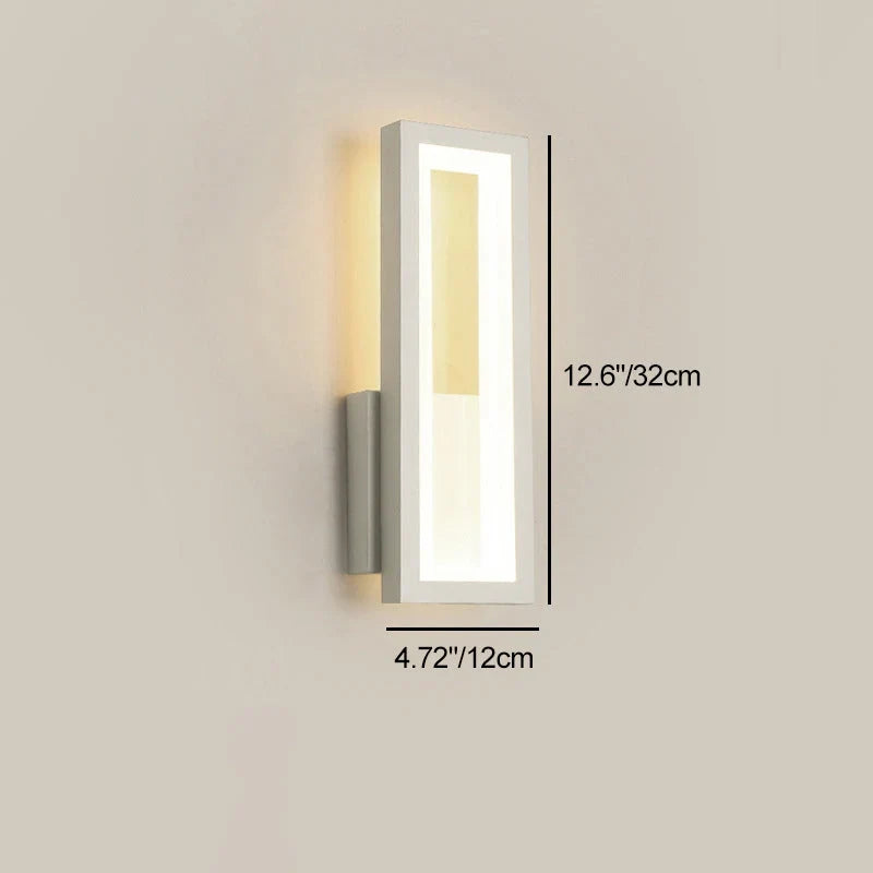 Wall Lamp | Integrated LED & Rust-Resistant Iron & Acrylic | Two Sizes