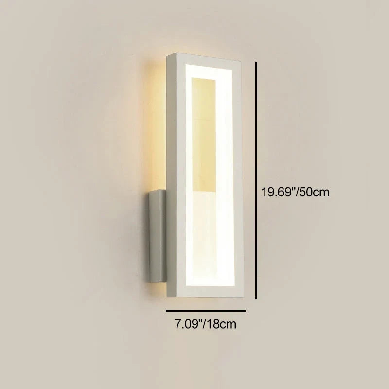 Wall Lamp | Integrated LED & Rust-Resistant Iron & Acrylic | Two Sizes