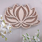 Wall Lamp | Lotus Mandala Design & Built-In LED | 40 cm Diameter
