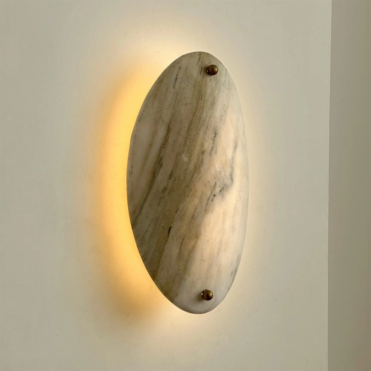 Wall Lamp | Marble Shade & Integrated LED
