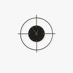 Wall Lamp | Metal & Acrylic Integrated Clock | Warm LED