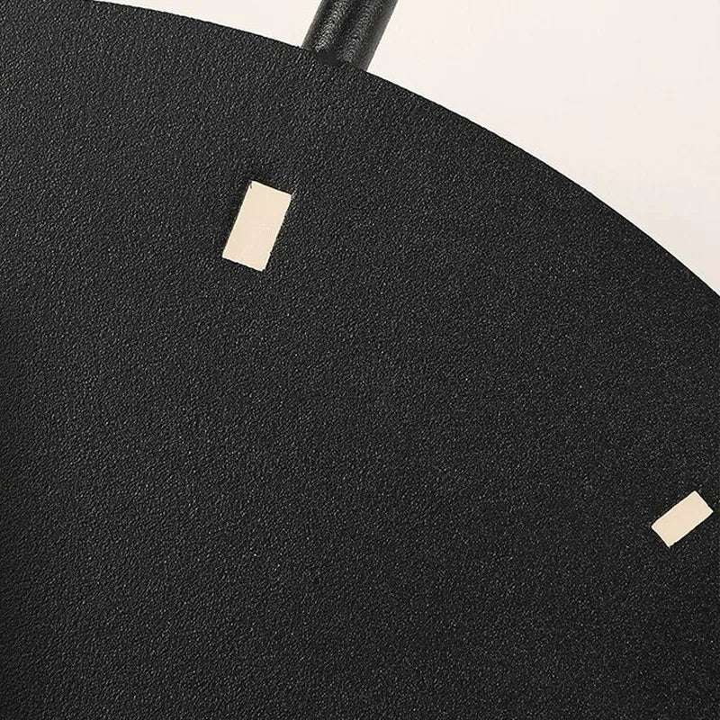 Wall Lamp | Metal & Acrylic Integrated Clock | Warm LED