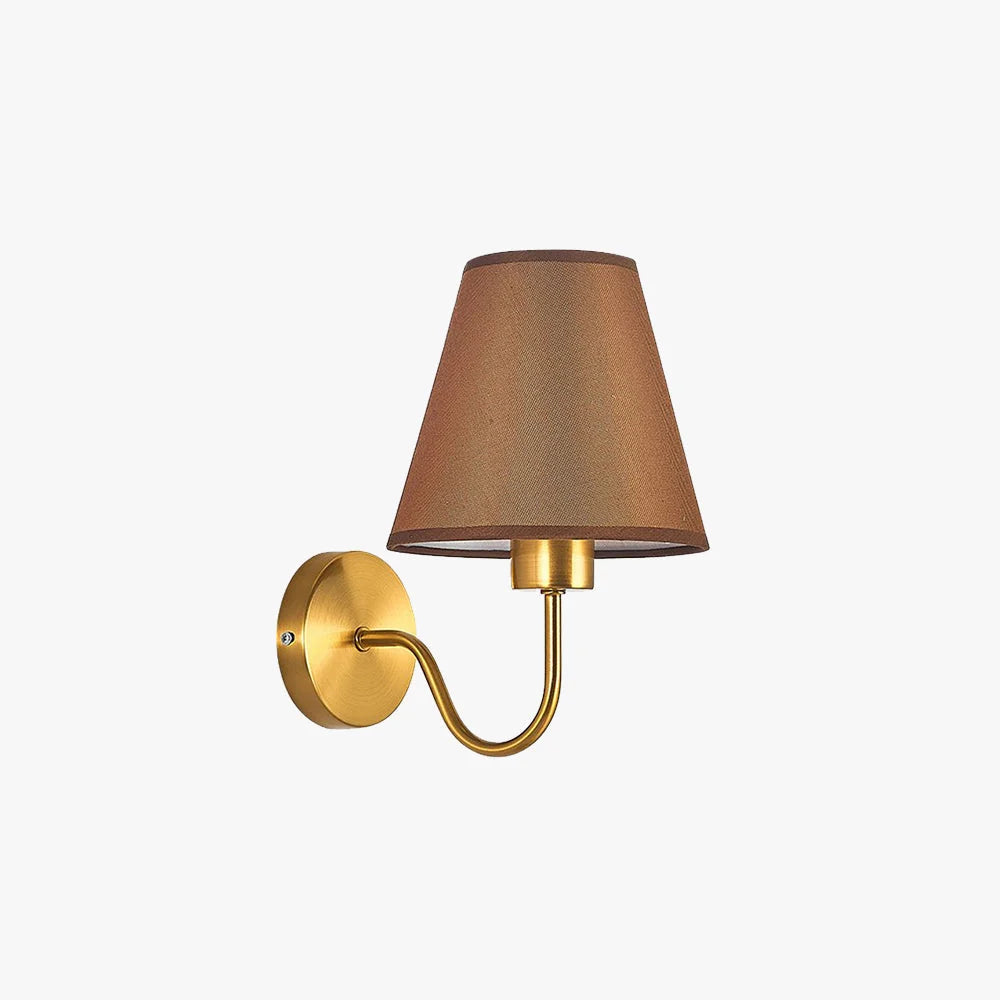 Wall Lamp | Nordic Fabric Shade & Metal Frame