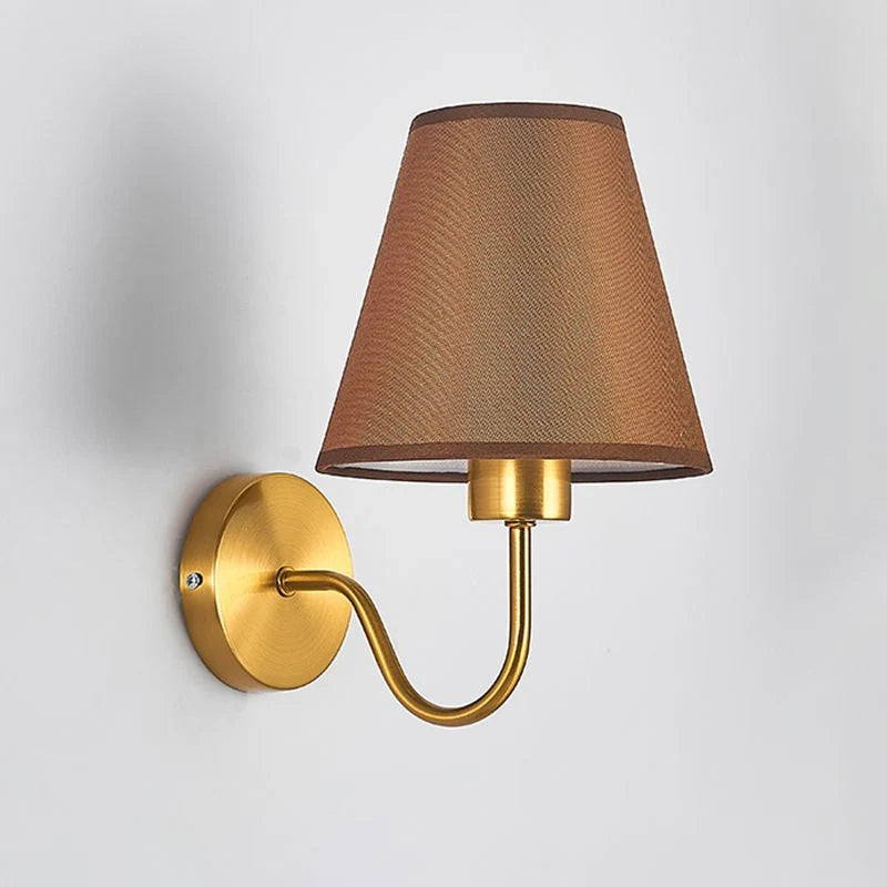 Wall Lamp | Nordic Fabric Shade & Metal Frame