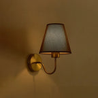 Wall Lamp | Nordic Fabric Shade & Metal Frame