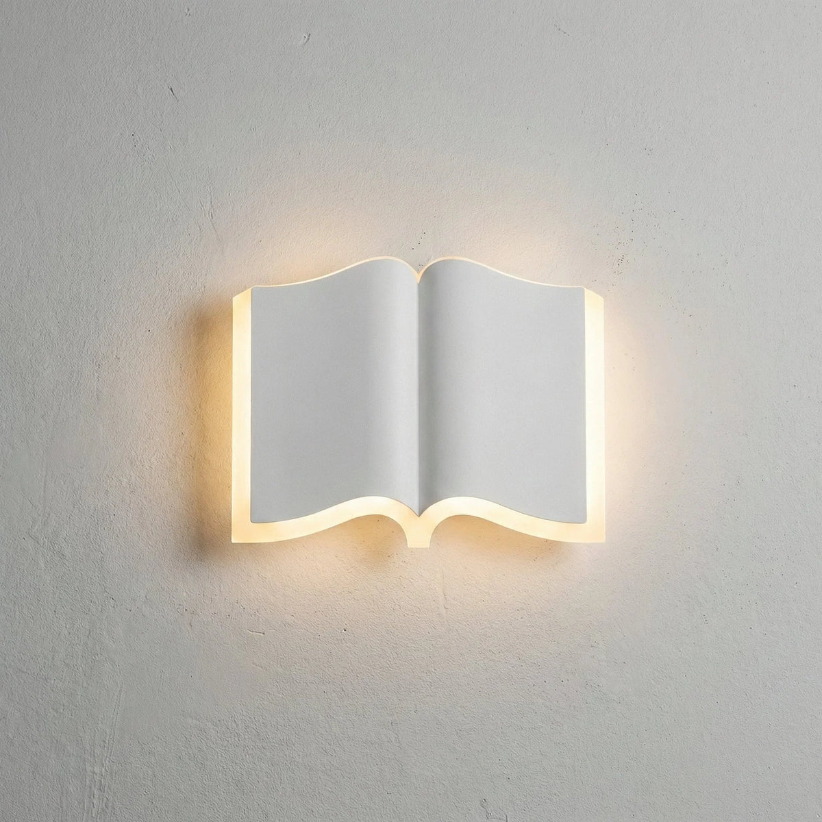 Wall Lamp | Open Book Design & Warm LED | 30 cm