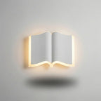Wall Lamp | Open Book Design & Warm LED | 30 cm