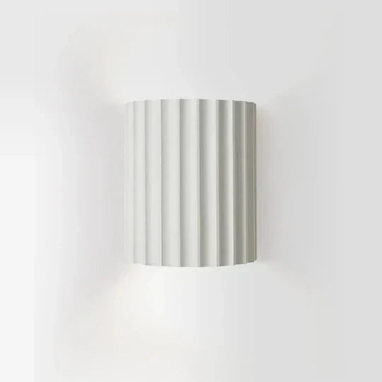 Wall Lamp | Ribbed Resin & Energy-Saving LED