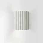Wall Lamp | Ribbed Resin & Energy-Saving LED