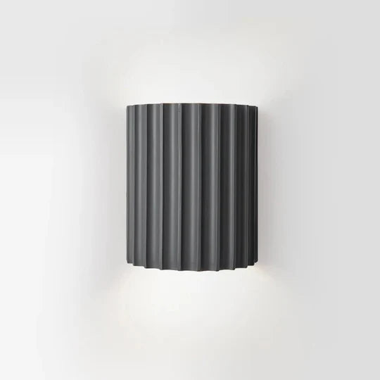 Wall Lamp | Ribbed Resin & Energy-Saving LED