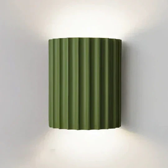 Wall Lamp | Ribbed Resin & Energy-Saving LED