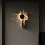 Wall Lamp | Rotatable Wave Projection | Aluminum & Stainless Steel