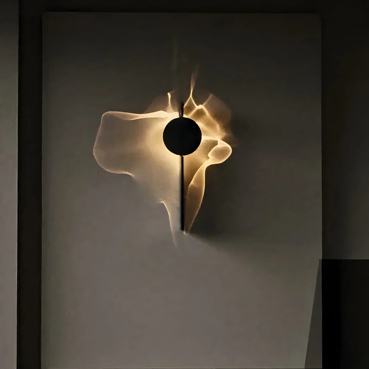 Wall Lamp | Rotatable Wave Projection | Aluminum & Stainless Steel