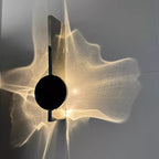 Wall Lamp | Rotatable Wave Projection | Aluminum & Stainless Steel