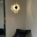 Wall Lamp | Rotatable Wave Projection | Aluminum & Stainless Steel