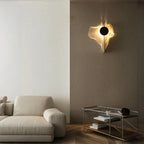 Wall Lamp | Rotatable Wave Projection | Aluminum & Stainless Steel