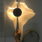Wall Lamp | Rotatable Wave Projection | Aluminum & Stainless Steel