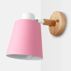 Wall Lamp | Scandinavian Minimalist Adjustable Angle Iron & Wood