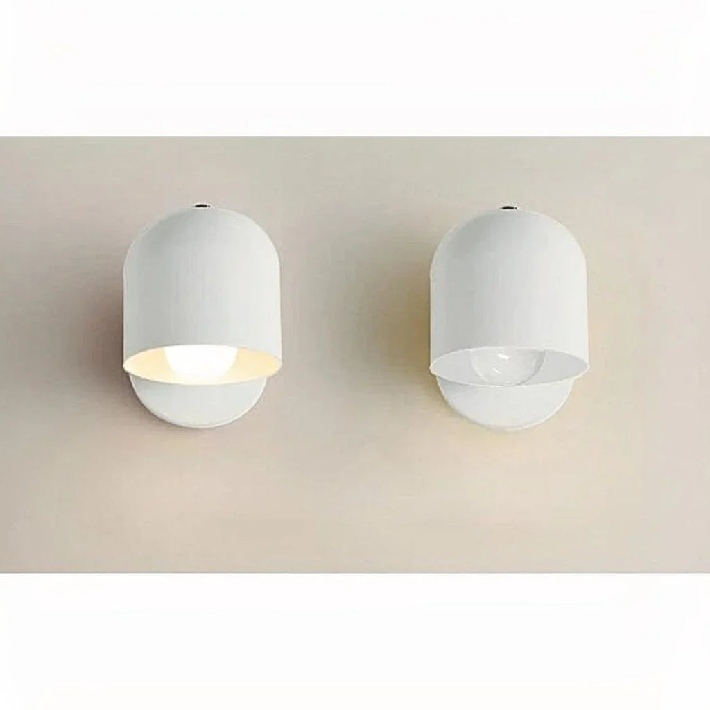 Wall Lamp | Scandinavian Minimalist Matte Metal & Warm Direct Light