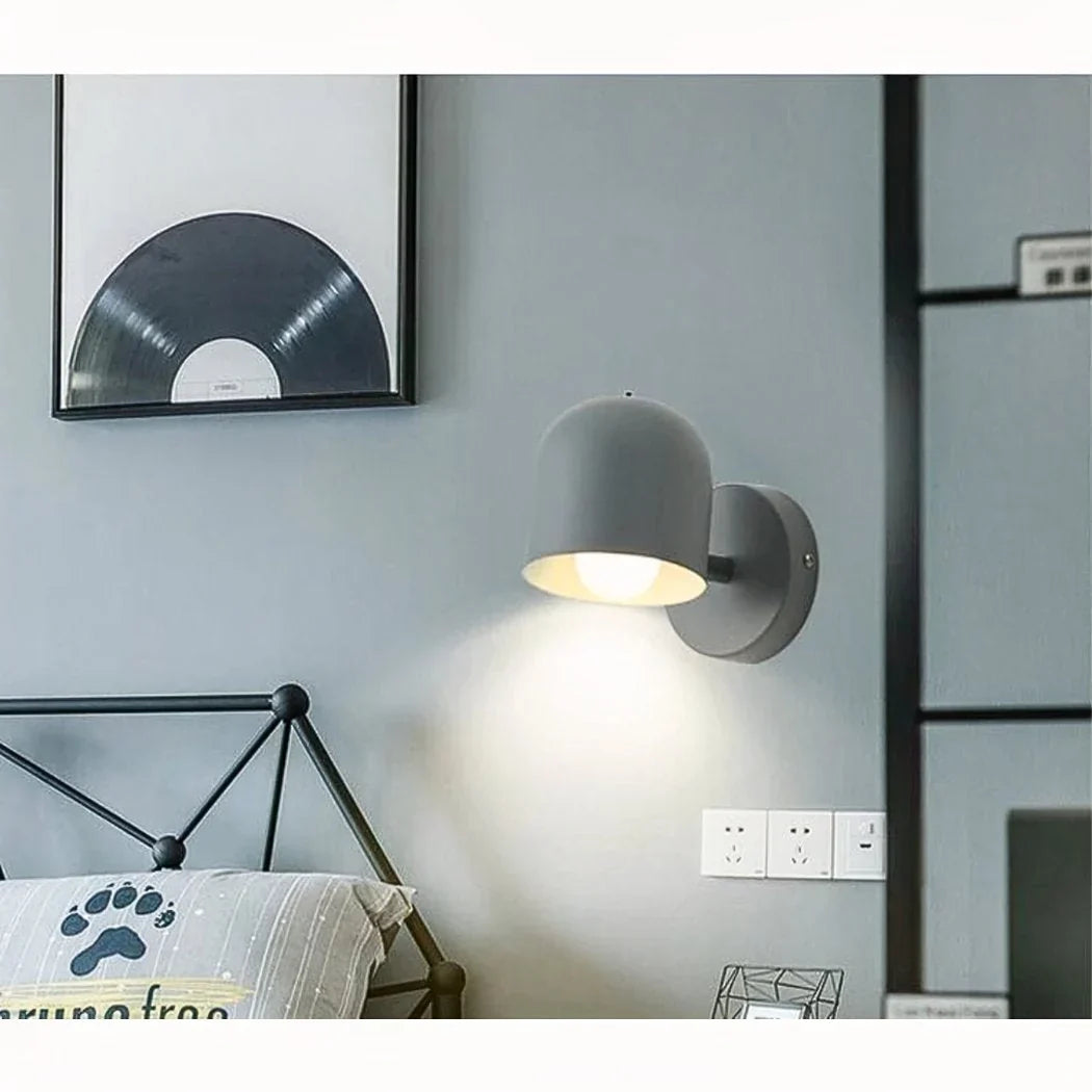 Wall Lamp | Scandinavian Minimalist Matte Metal & Warm Direct Light