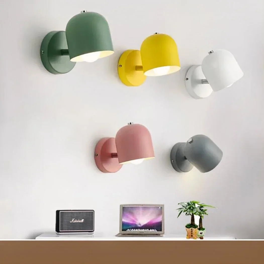 Wall Lamp | Scandinavian Minimalist Matte Metal & Warm Direct Light