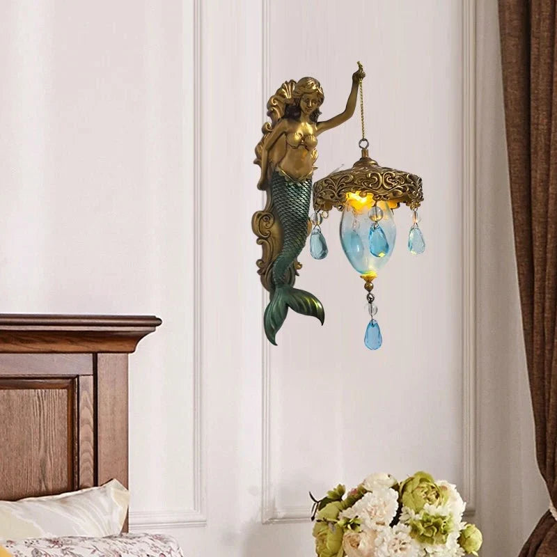 Wall Lamp | Vintage Style & Warm 2700K LED | Metal & Glass
