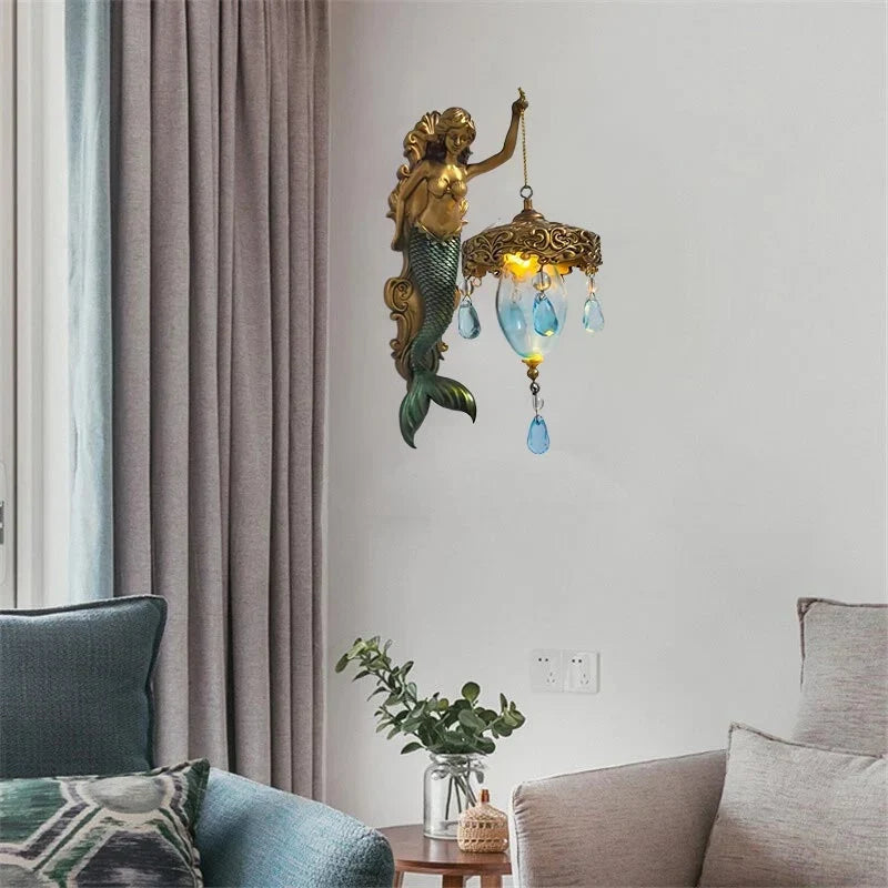 Wall Lamp | Vintage Style & Warm 2700K LED | Metal & Glass