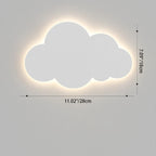 Wall Light | Cloud-Shaped Integrated LED | Iron & Acrylic