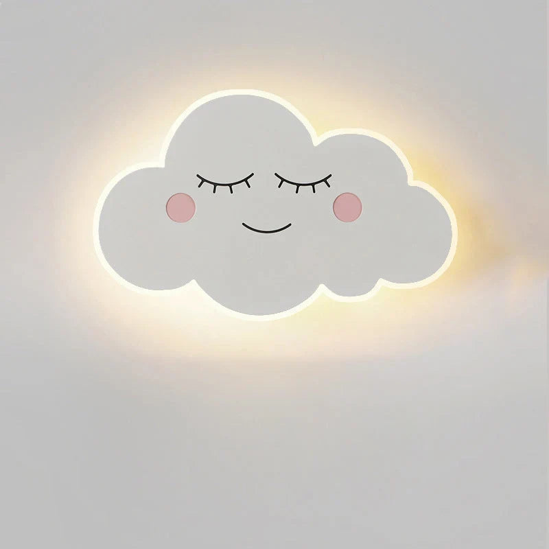 Wall Light | Cloud-Shaped Integrated LED | Iron & Acrylic