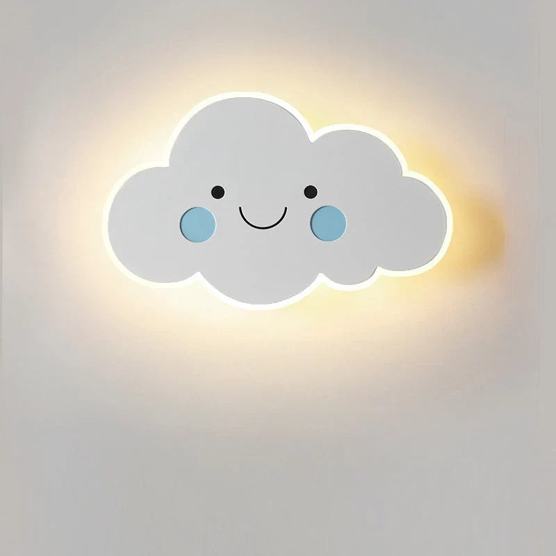 Wall Light | Cloud-Shaped Integrated LED | Iron & Acrylic
