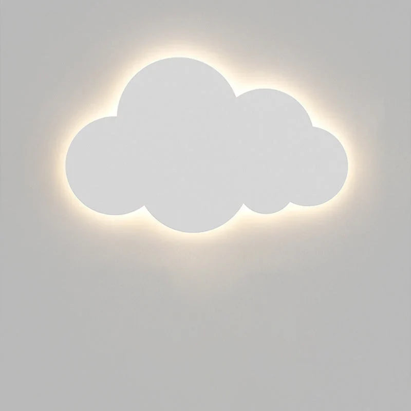Wall Light | Cloud-Shaped Integrated LED | Iron & Acrylic
