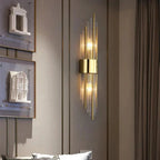 Wall Light | Crystal & Golden Finish
