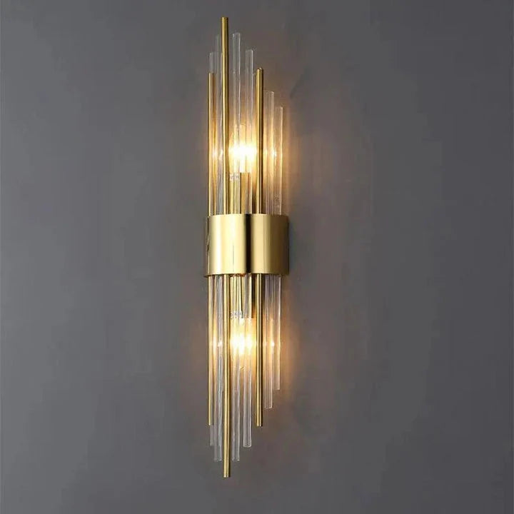 Wall Light | Crystal & Golden Finish