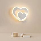 Wall Light | Heart-Shaped LED & Acrylic Diffuser | 22 x 20 cm