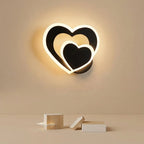Wall Light | Heart-Shaped LED & Acrylic Diffuser | 22 x 20 cm