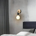 Wall Light | Iron & Wood Nordic Design | 35 x 15 cm