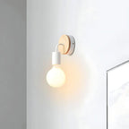 Wall Light | Iron & Wood Nordic Design | 35 x 15 cm