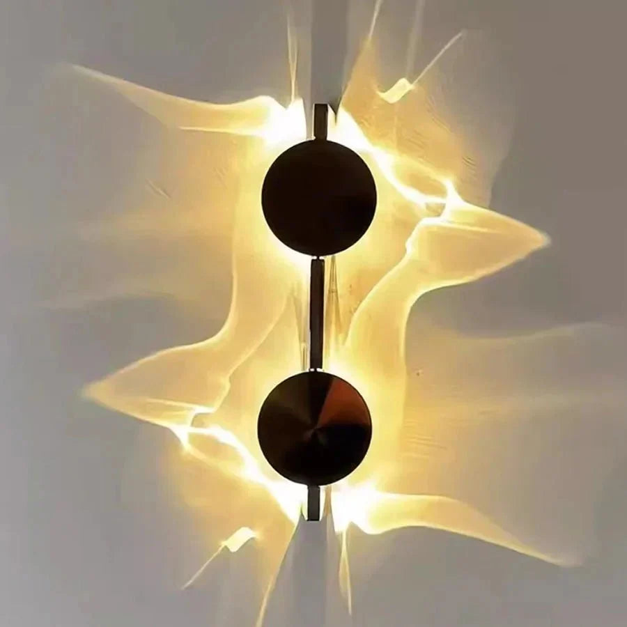 Wall Light | Ribbed Stainless Steel & Infinitely Rotatable LED | 33/38 cm