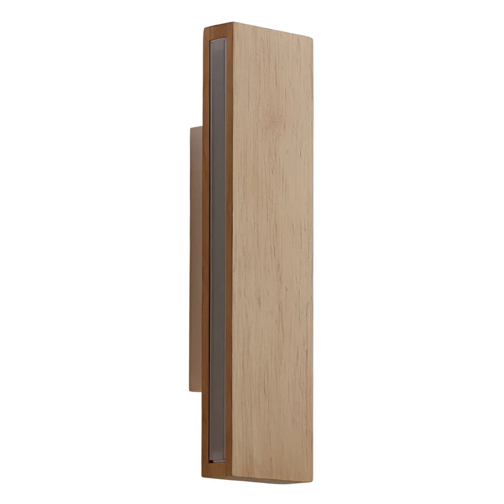 Wall Light | Rotatable Acrylic Shade & Wood | 3 Sizes