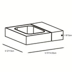 Wall Light | Slim Aluminum Integrated LED | Hardwired Installation