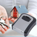 Wall-Mounted Key Safe | Weatherproof Zinc Alloy & Adjustable Combination Lock | 12 x 8 x 4 cm