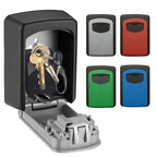 Wall-Mounted Key Safe | Weatherproof Zinc Alloy & Adjustable Combination Lock | 12 x 8 x 4 cm