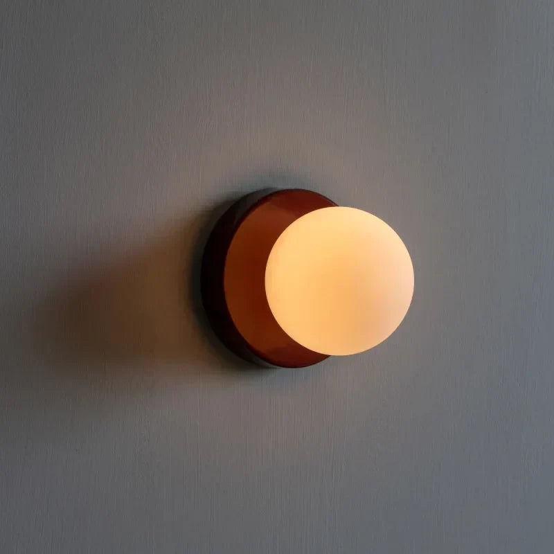 Wall Sconce | Nordic Glass & Metal Integrated LED