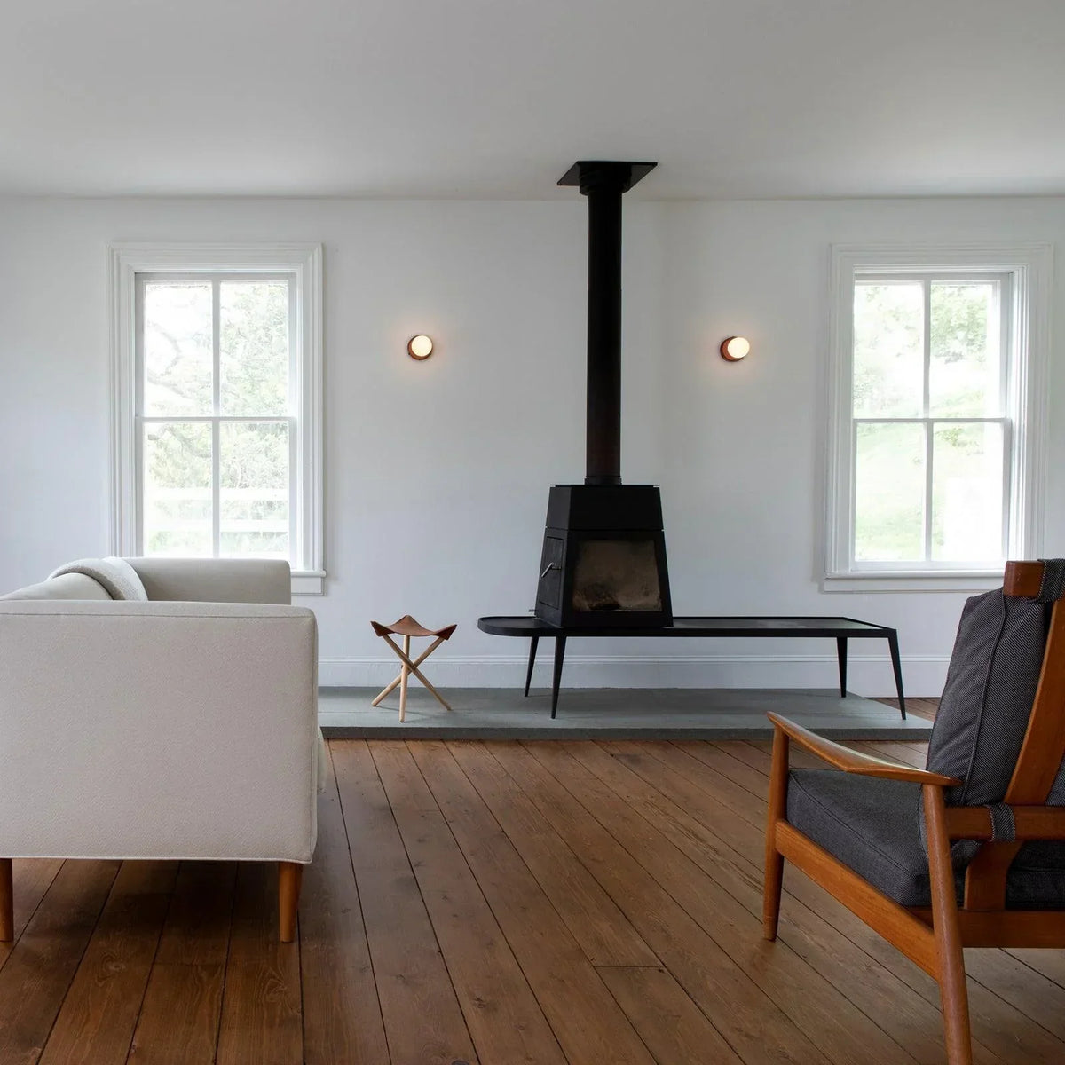 Wall Sconce | Nordic Glass & Metal Integrated LED