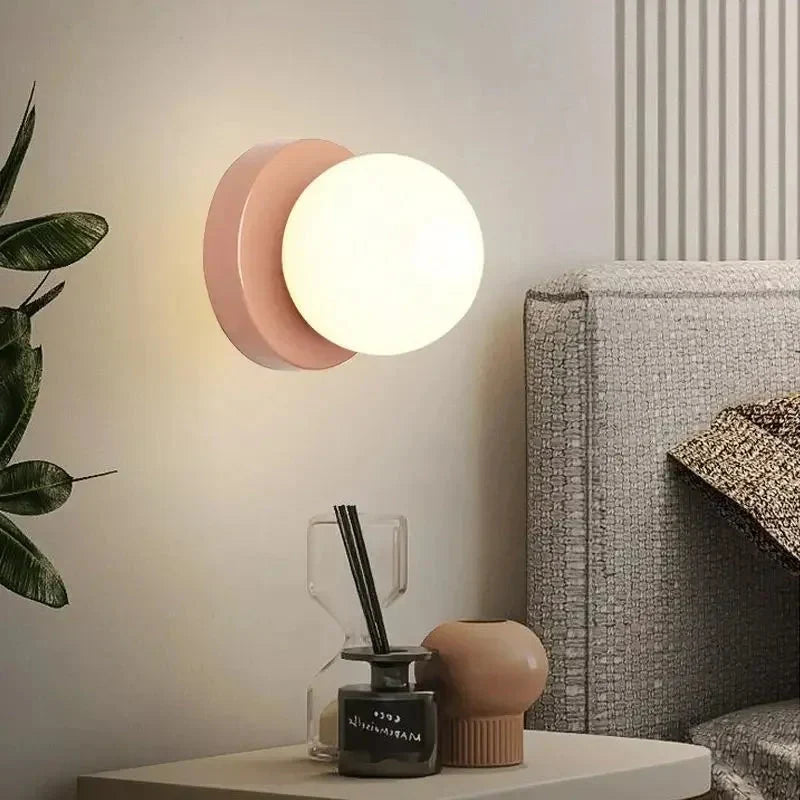 Wall Sconce | Nordic Glass & Metal Integrated LED