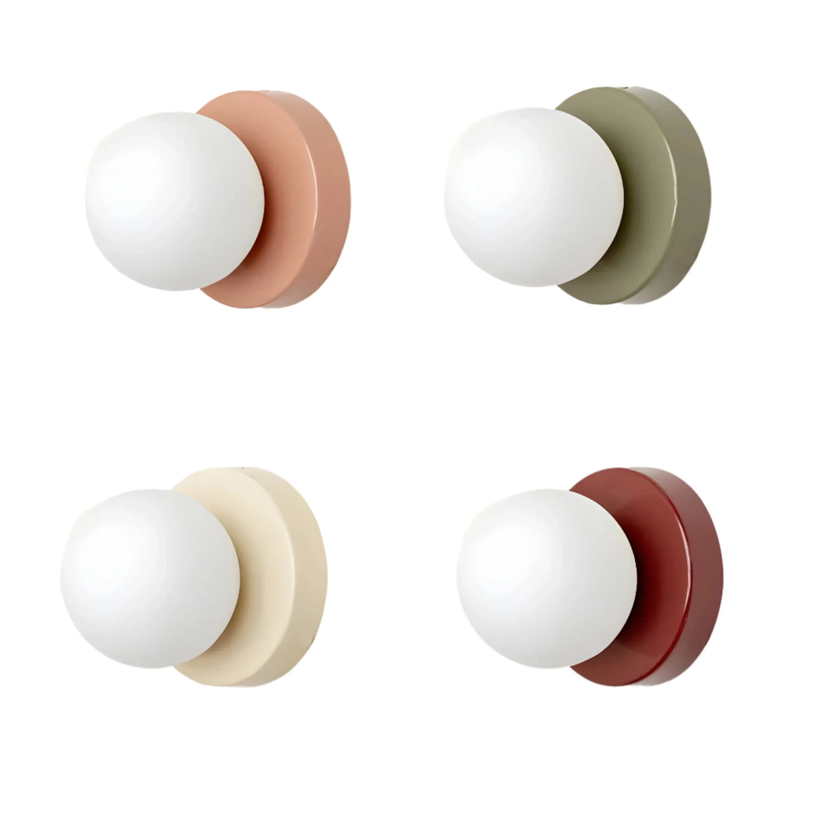 Wall Sconce | Nordic Glass & Metal Integrated LED